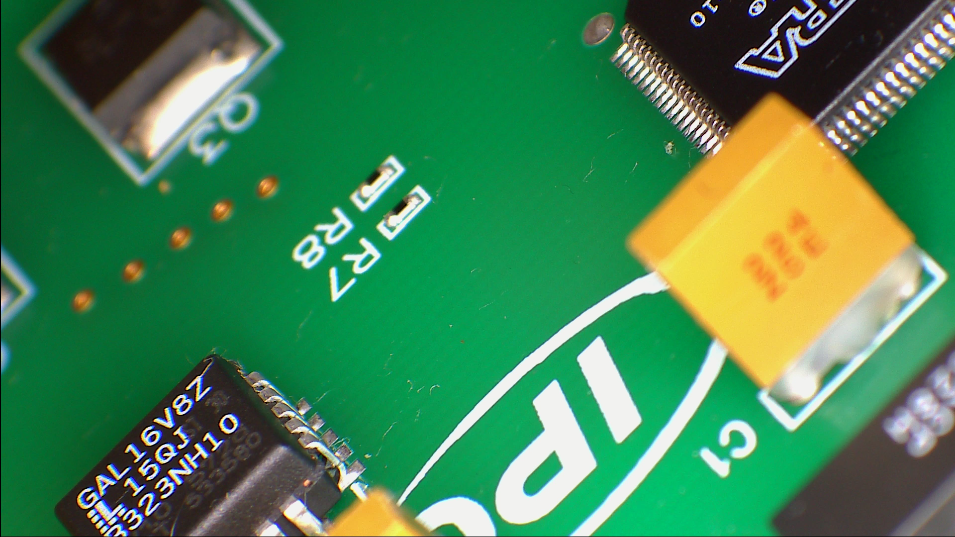 circuit board close-up